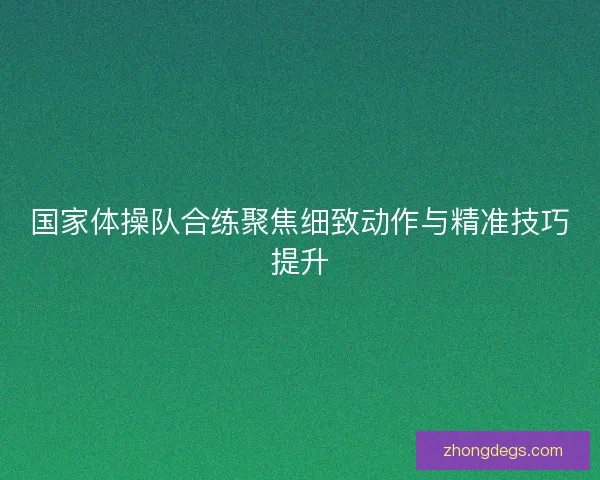 国家体操队合练聚焦细致动作与精准技巧提升